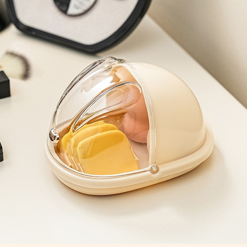 Beauty Bay Makeup - علبة إسفنج مكياج محمولة، صندوق تخزين