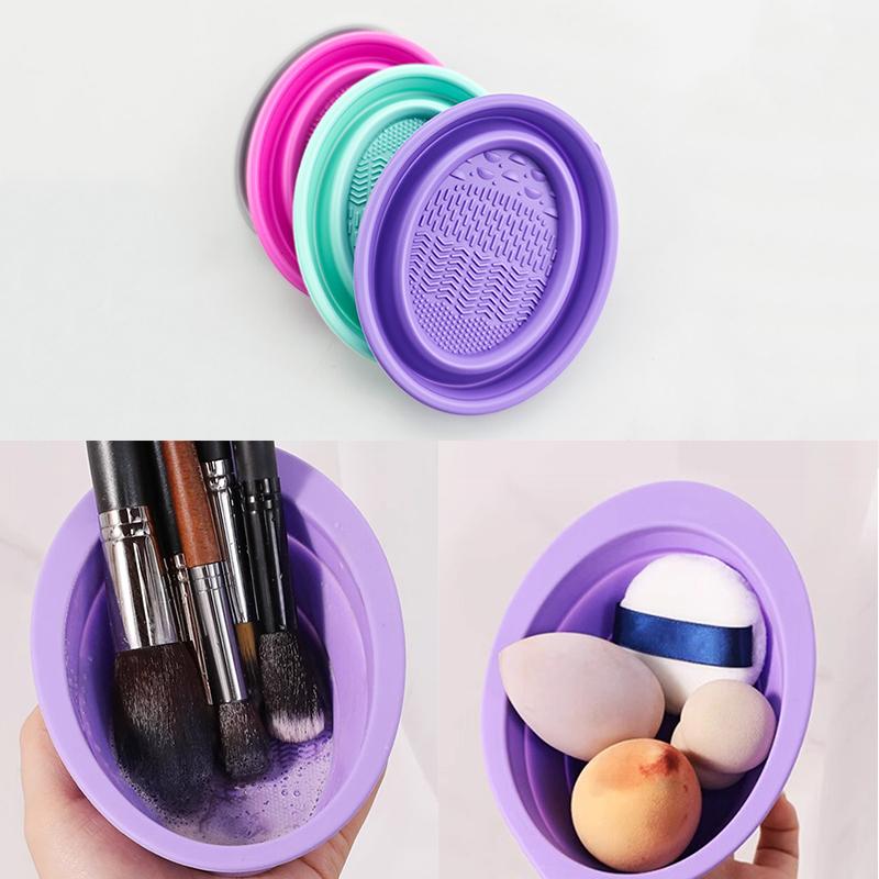 Beauty Home Makeup - منظف فرشاة مكياج من السيليكون الناعم