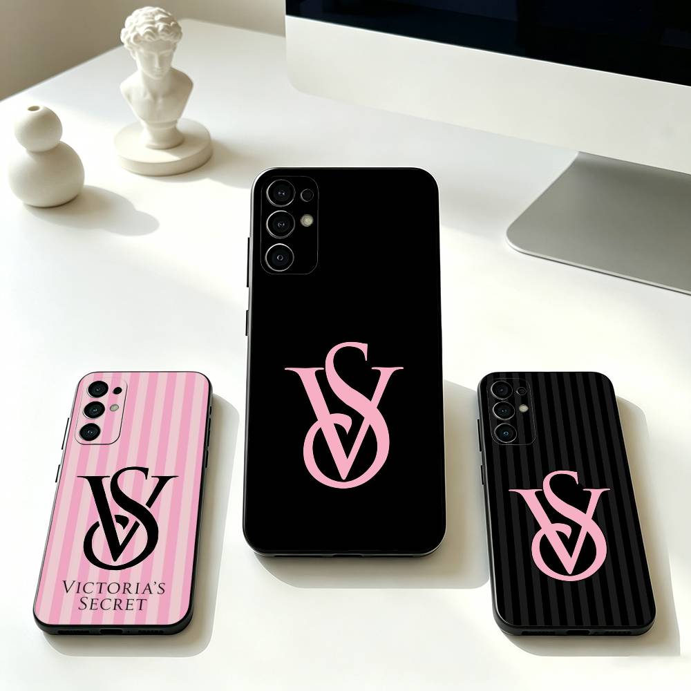 Beauty Makeup Louis Vuitton - غطاء هاتف بشعار V-Victoria S-Secret لهواتف