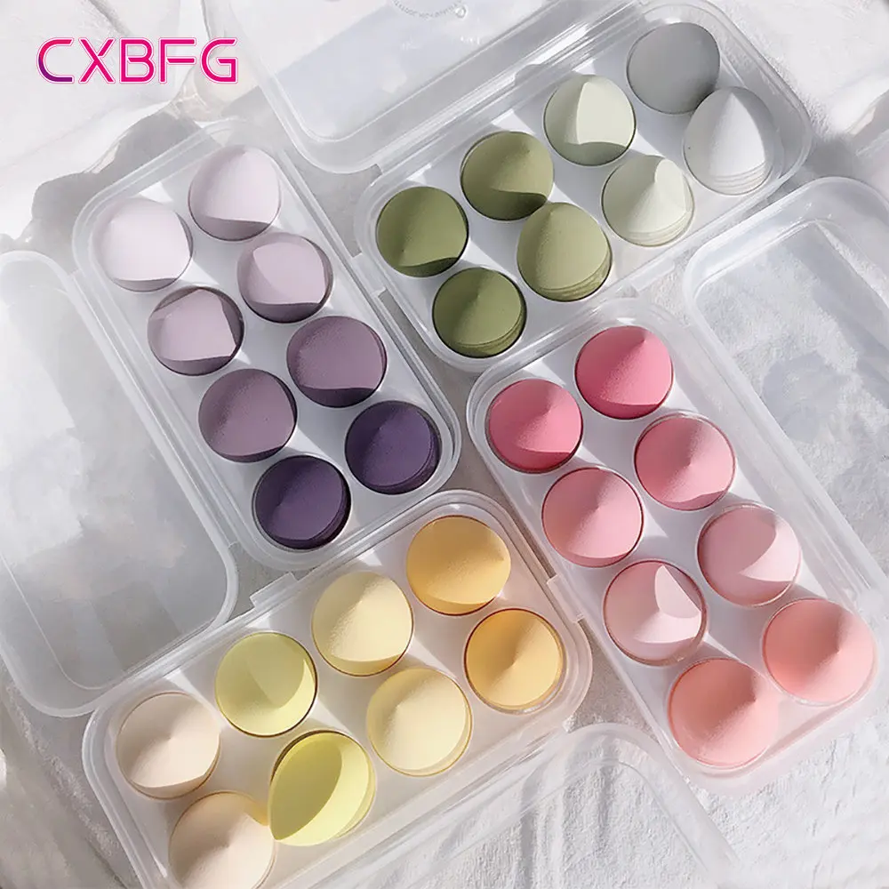 Beauty Bay Makeup - 4/8 قطعة ماكياج الإسفنج خلاط الجمال