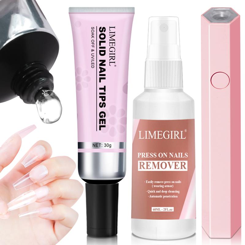 Nail Extension Tips - جل شفاف ناعم 30 جرام لتركيب