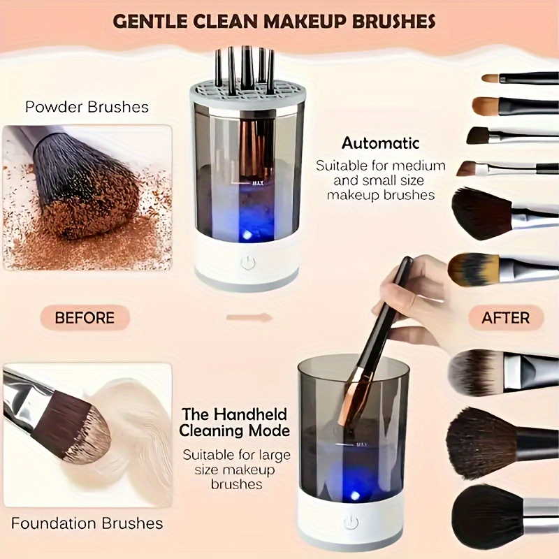 منظف فرش المكياج الكهربائي الأ - مراجعة Beauty Home Makeup وسعره