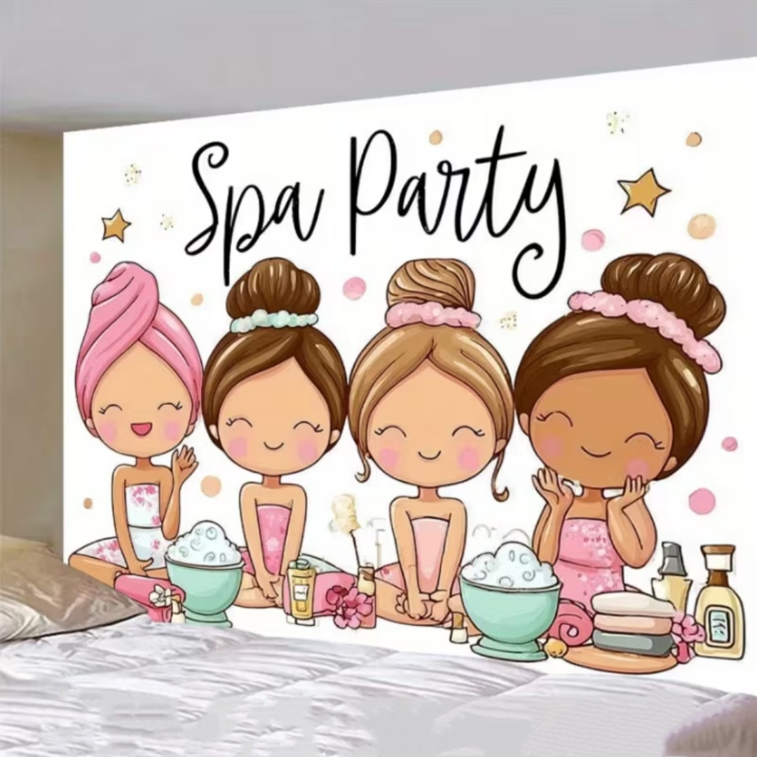 خلفية ديكور حفلات سبا للفتيات  - مراجعة Beauty Makeup Events وسعره