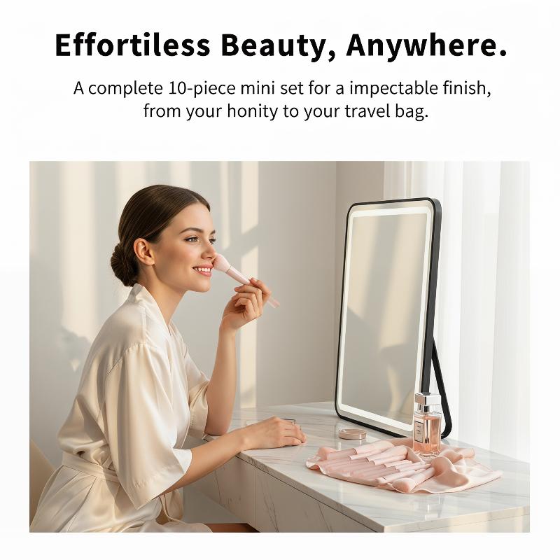مجموعة من 10 فرش مكياج اصطناعي - مراجعة Beauty Makeup Events وسعره