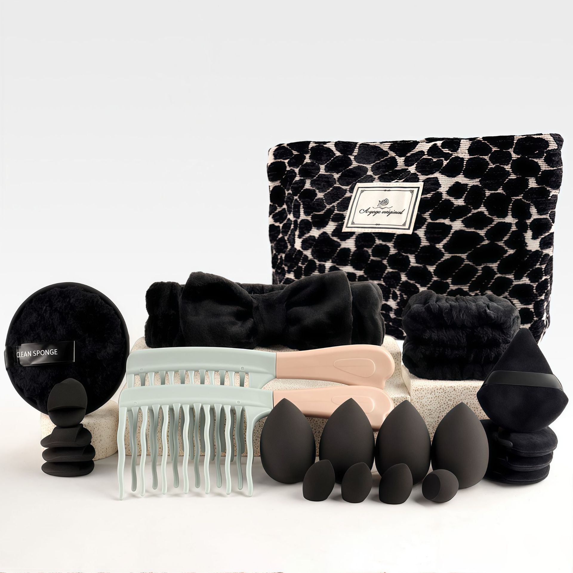مجموعة فرش مكياج أنيقة بتصميم  - مراجعة Makeup Beauty Set وسعره