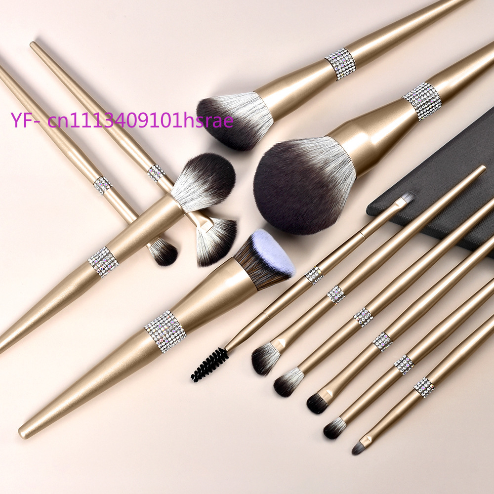 مجموعة فرش مكياج فاخرة من 12 ق - مراجعة Makeup Beauty Set وسعره