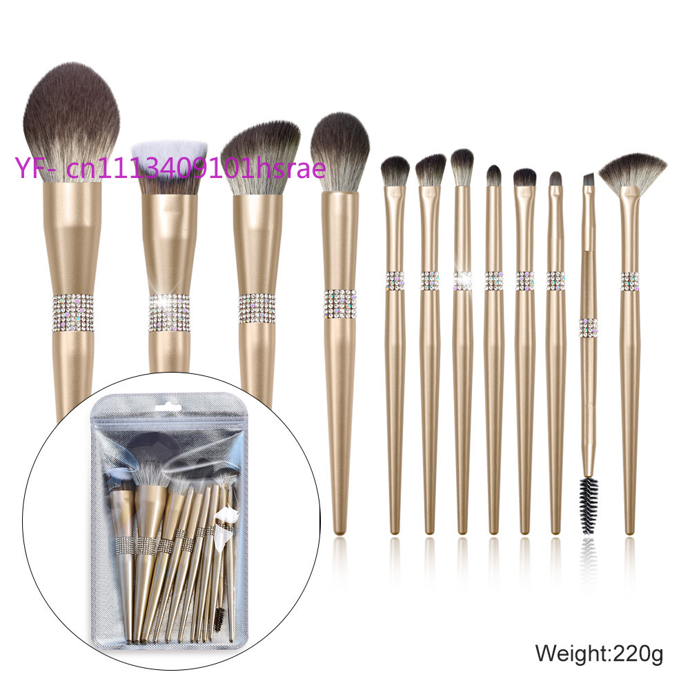 مجموعة فرش مكياج فاخرة من 12 ق - مراجعة Makeup Beauty Set وسعره
