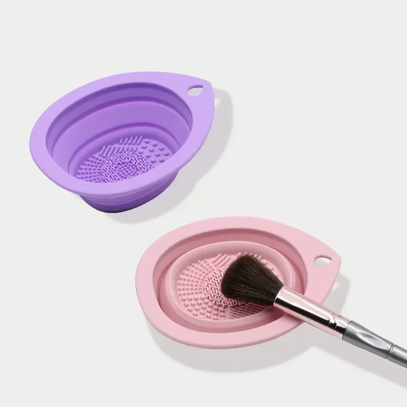 وعاء تنظيف سيليكون قابل للطي،  - مراجعة Beauty Home Makeup وسعره