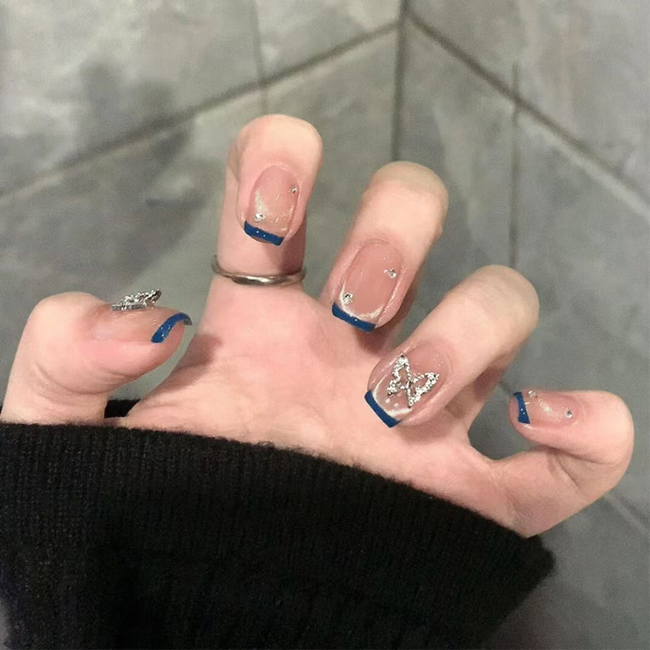 10 قطع أظافر صناعية جاهزة قابل - مراجعة Nail Extension Tips وسعره