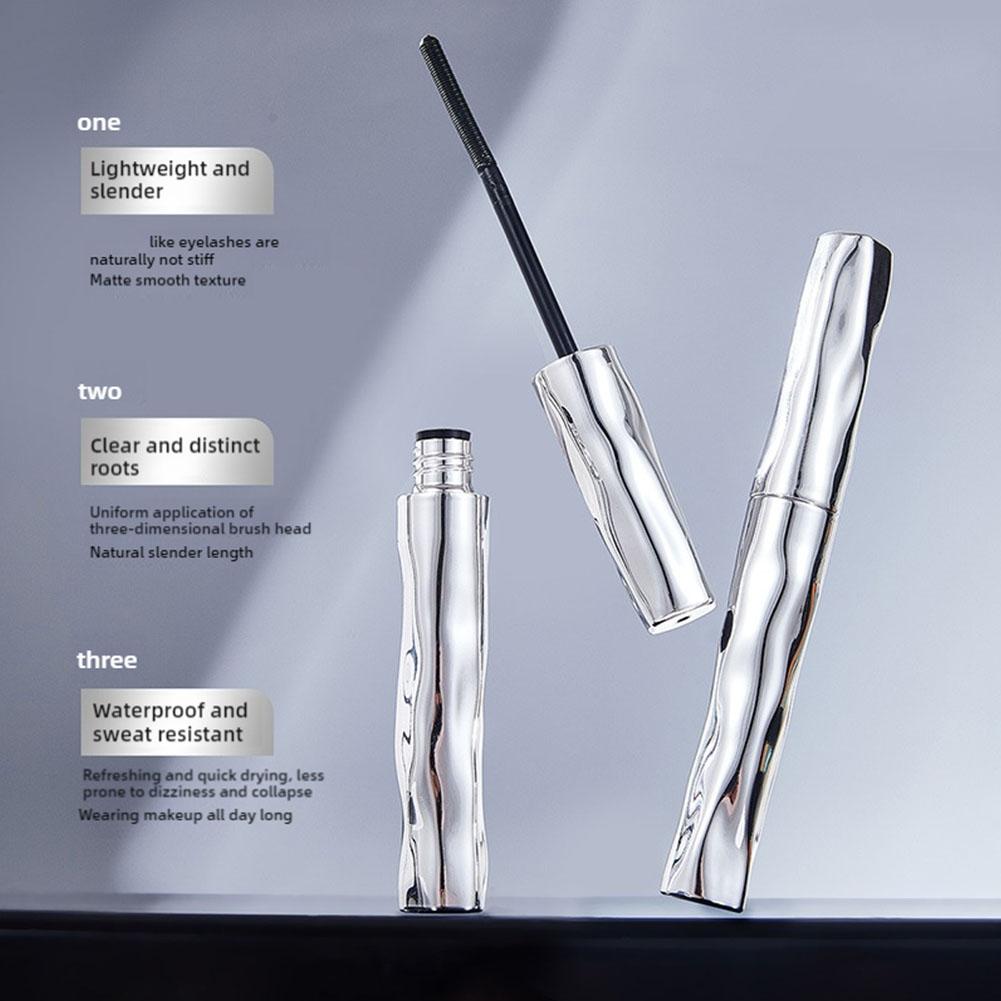 1-2 قطعة ماسكارا عصا فضية صغير - مراجعة Waterproof Mascara Wand وسعره
