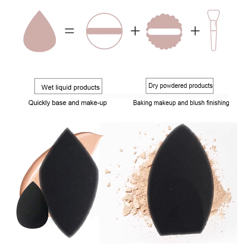 قطعتان من إسفنجة التجميل السود - مراجعة Beauty Bay Makeup وسعره