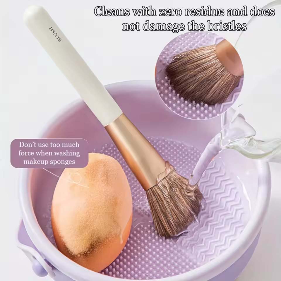 وعاء تنظيف فرش المكياج، أداة ت - مراجعة Makeup Beauty Set وسعره