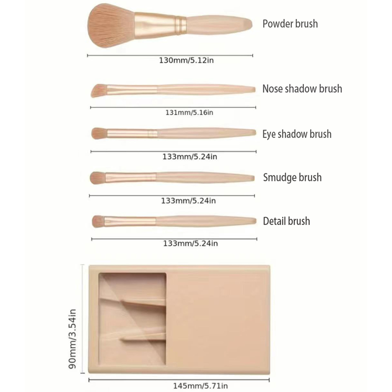 مجموعة فرش مستحضرات التجميل مك - مراجعة Makeup Beauty Set وسعره