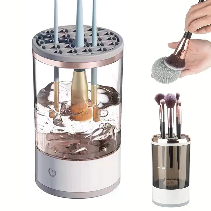 منظف فرشاة مكياج كهربائي محمول - مراجعة Beauty Home Makeup وسعره