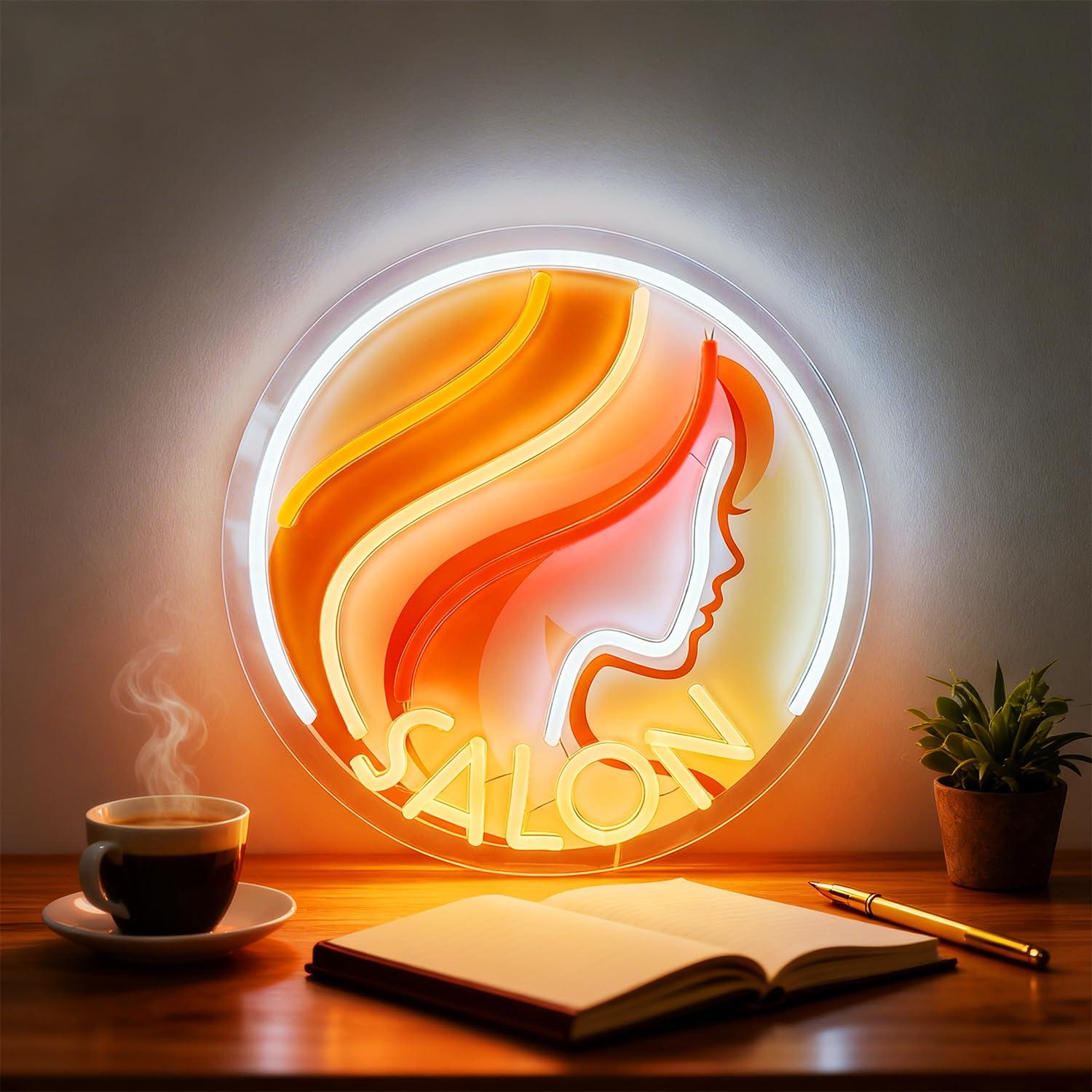 لافتة نيون لصالون تجميل للسيدا - مراجعة Makeup Beauty Lounge وسعره